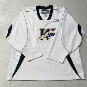 Vintage Winnipeg Blue Bombers HOCKEY CCM Reebok Jersey White CFL Football Men XL